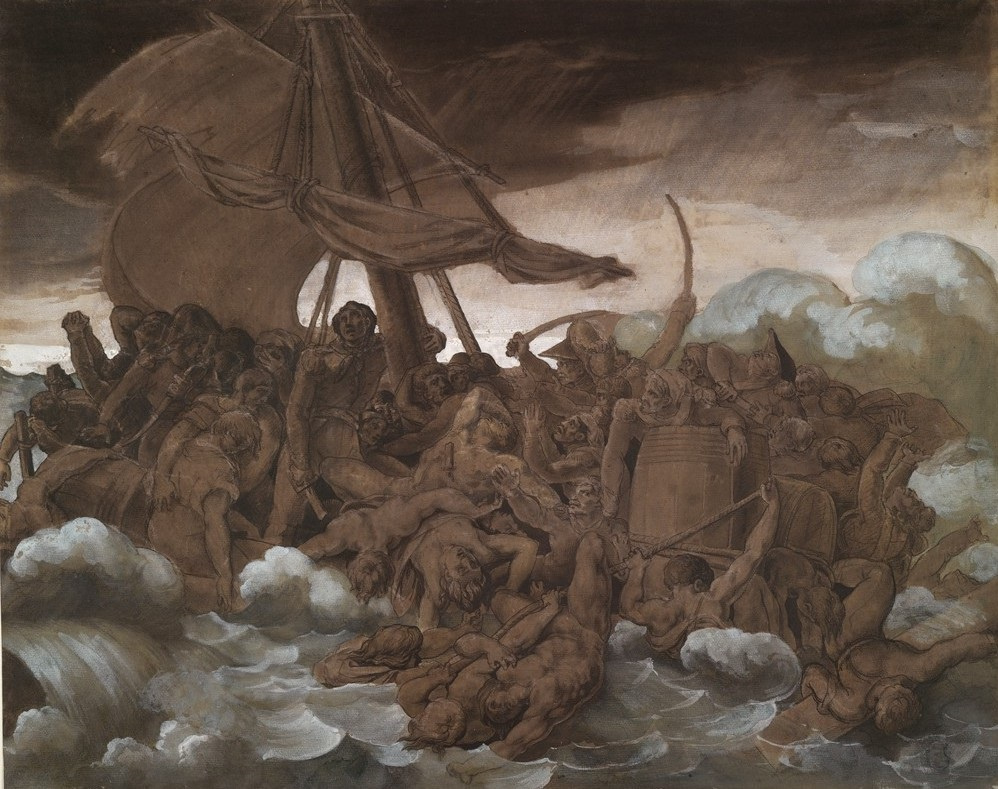 Théodore Géricault. Mutiny on the raft "Medusa"