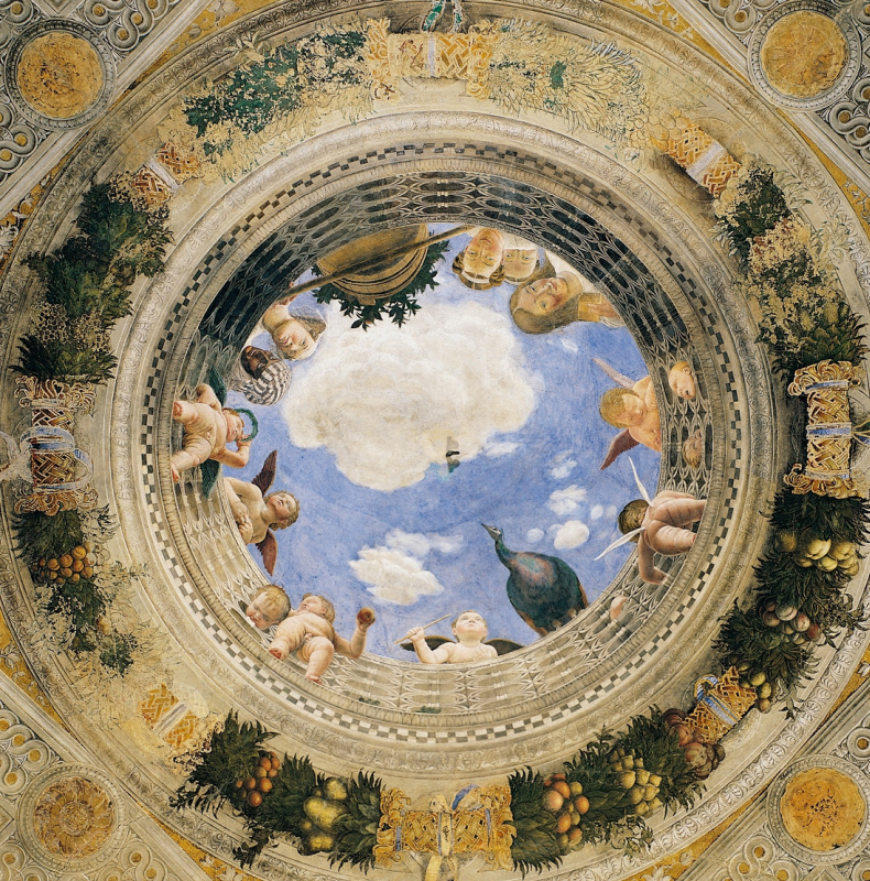 Andrea Mantegna. Camera degli sposi. Raumdecke