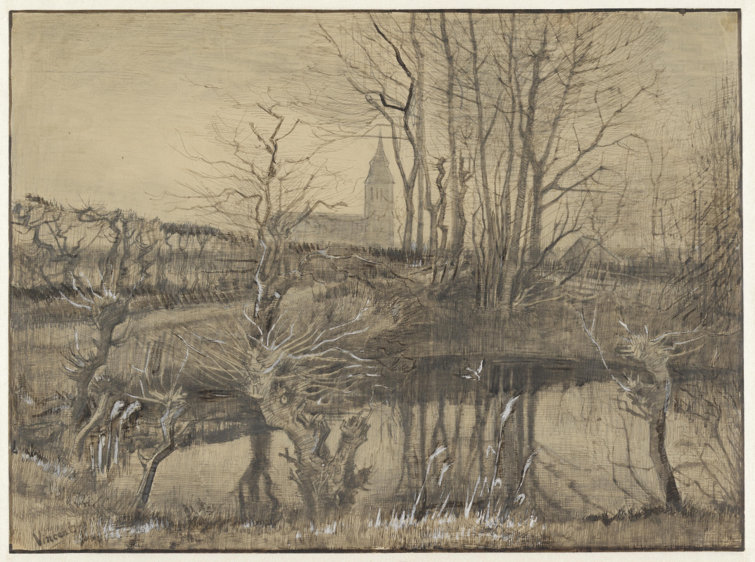 Vincent van Gogh. Landscape with a Kingfisher