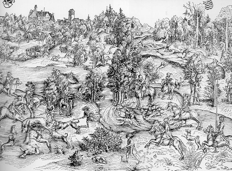 Lucas the Younger Cranach. Forest