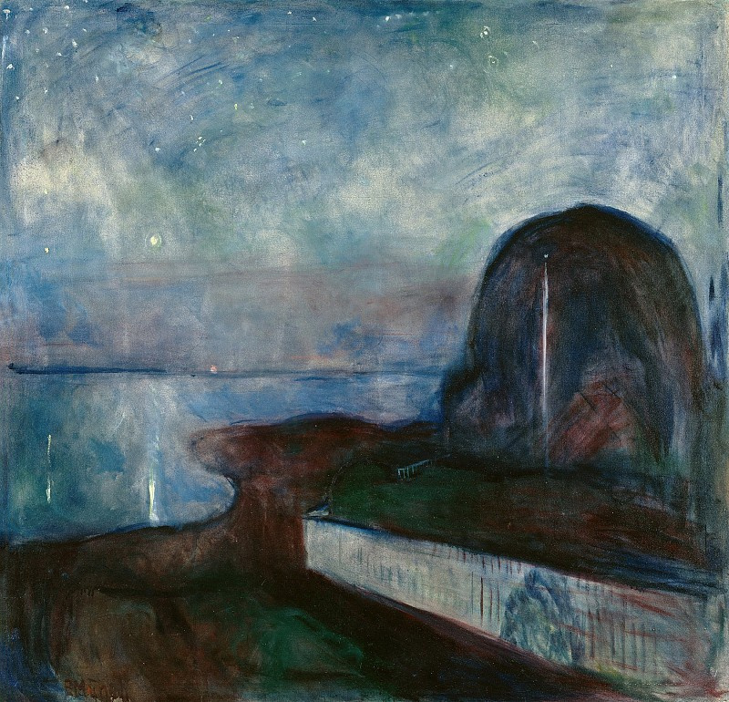 Edward Munch. Starry night