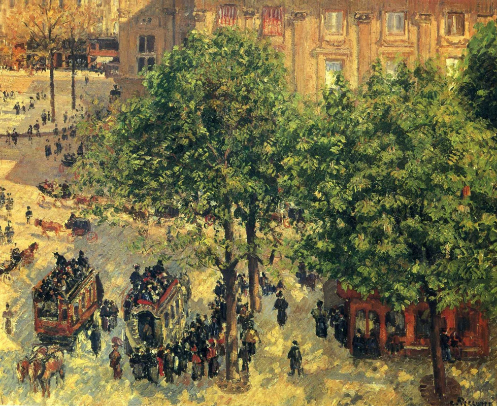 Camille Pissarro. Place du théâtre français