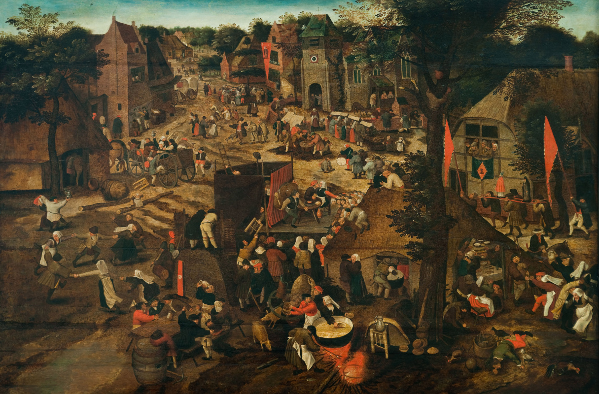 Peter Brueghel the Younger. Country fair. The feast in honour of St. Hubert and St. Anthony
