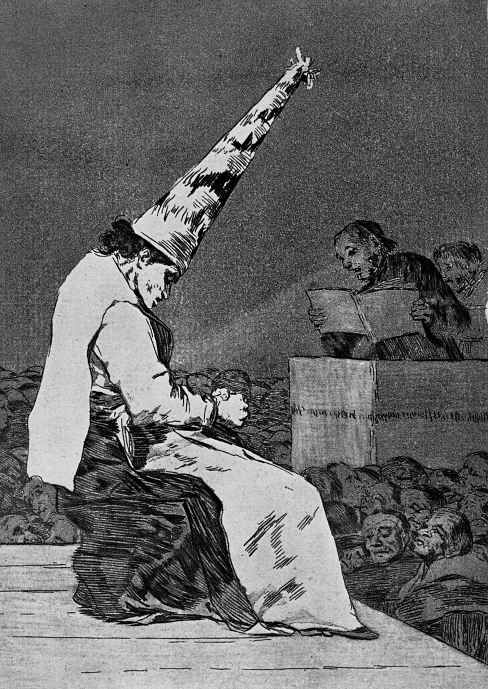 Francisco Goya. "From the dust..." (from the Series "Caprichos", page 23)
