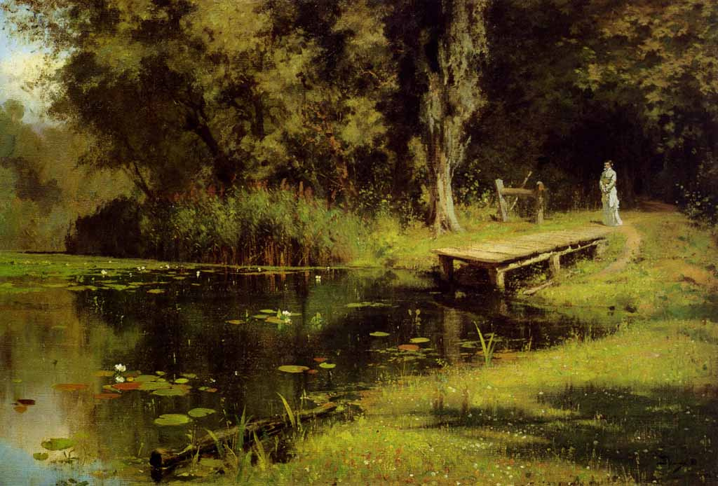 Vasily Polenov. Overgrown pond