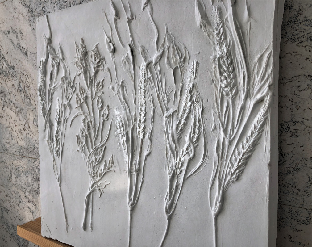 Fossil. Ancient plants, XXI, 34×34 cm by Elena Vladimirovna Stepanova ...