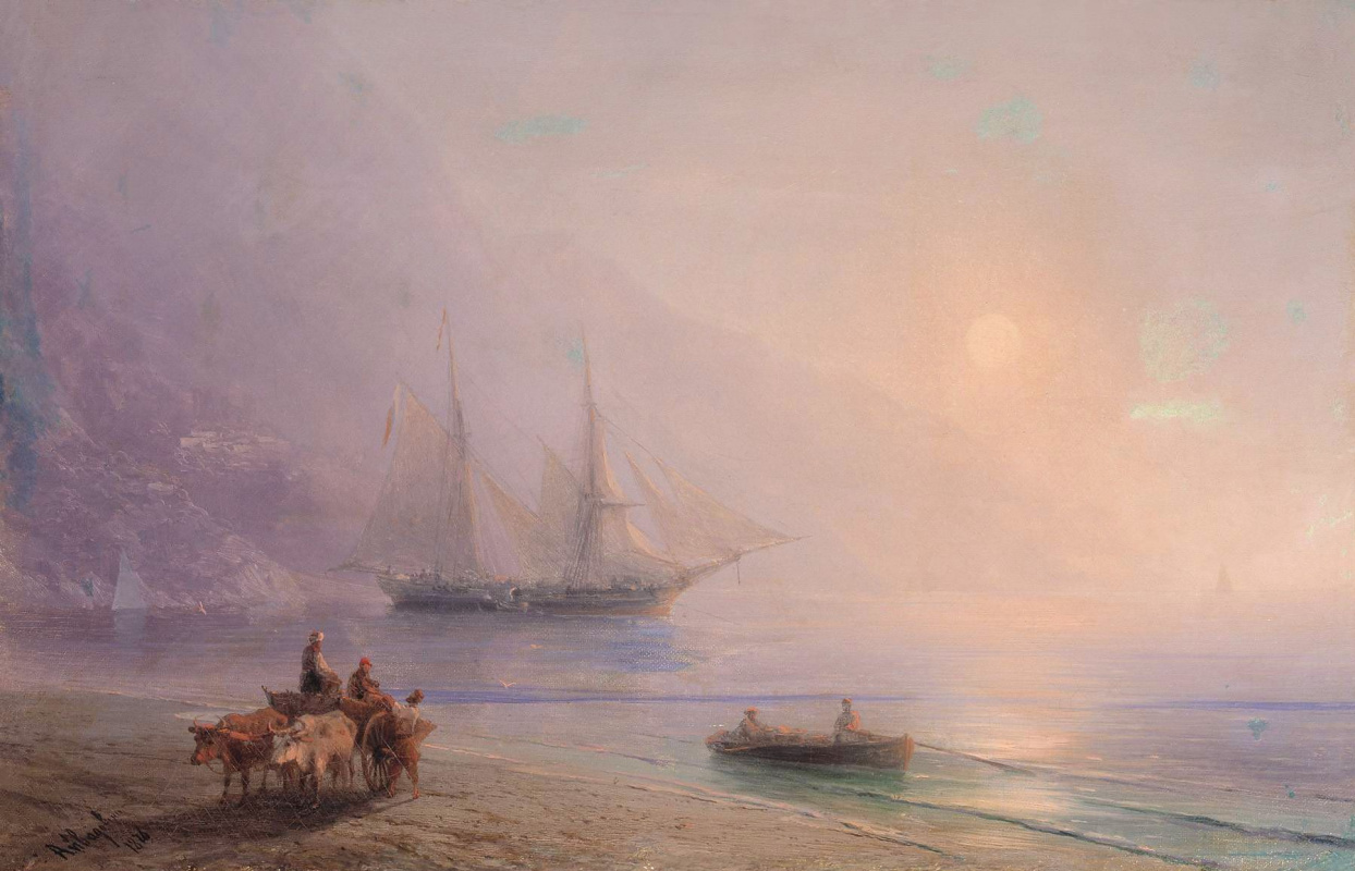 Ivan Aivazovsky. On the shore