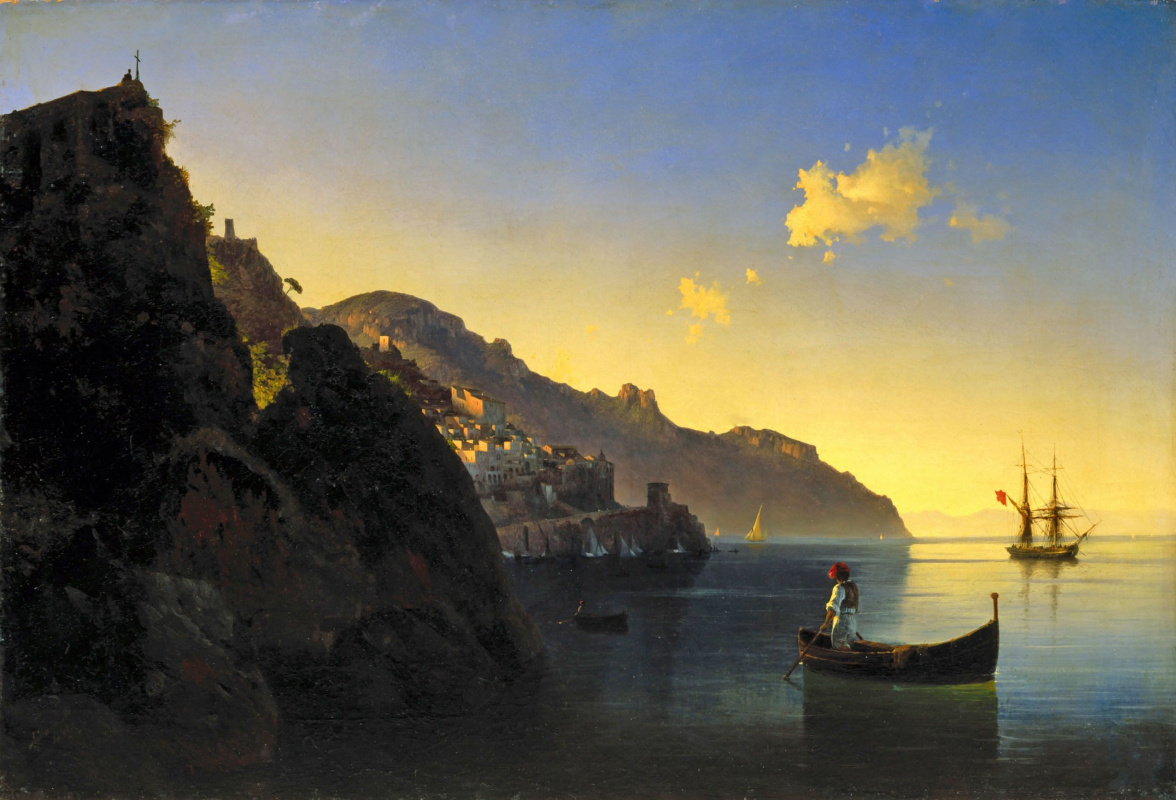 Ivan Aivazovsky. The coast at Amalfi