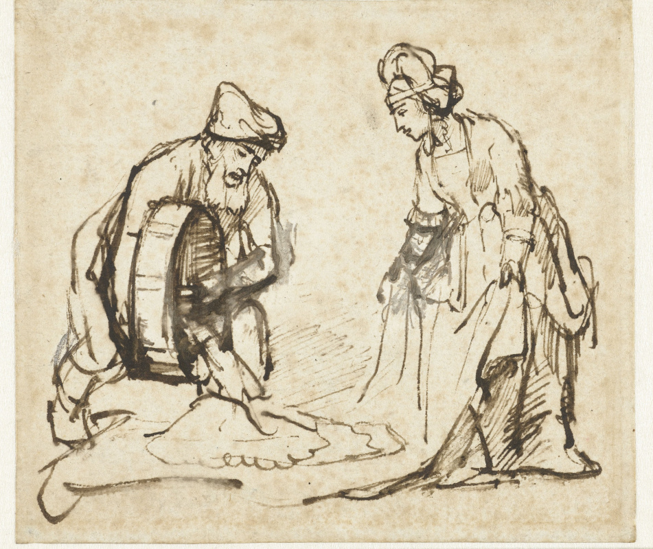 Rembrandt Harmenszoon van Rijn. Boaz and Ruth
