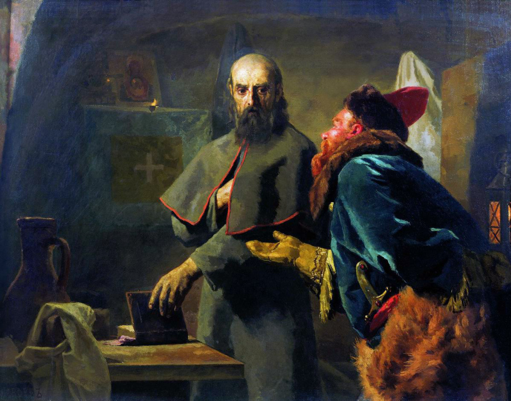 Nikolai Vasilyevich Nevrev. The Last Minutes of Metropolitan Philip (Metropolitan Philip and Maliu Skuratov)