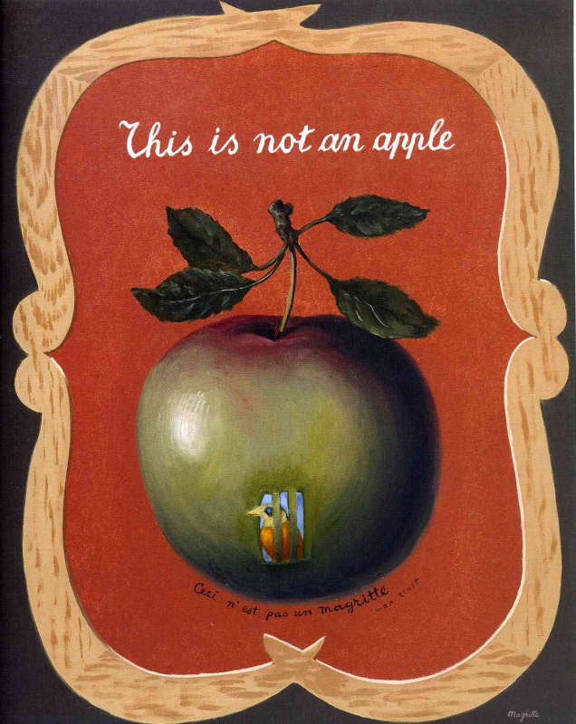René Magritte. Force of habit