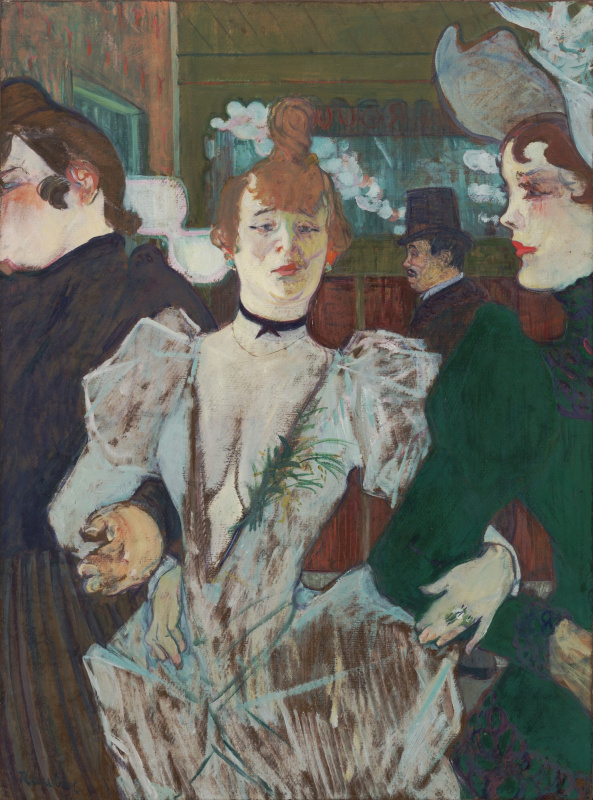Henri de Toulouse-Lautrec. La goulue at the Moulin Rouge