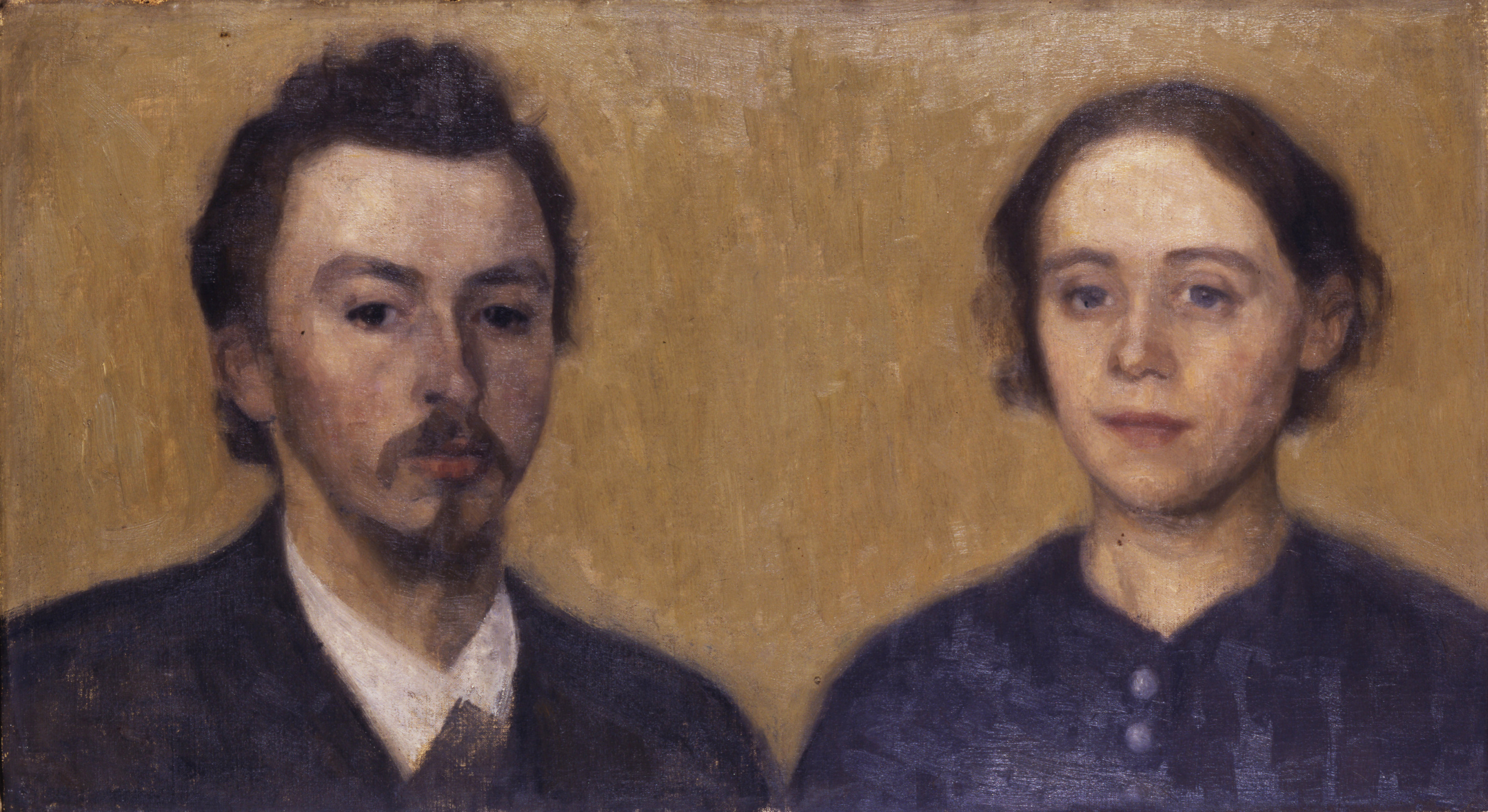 self portrait with wife