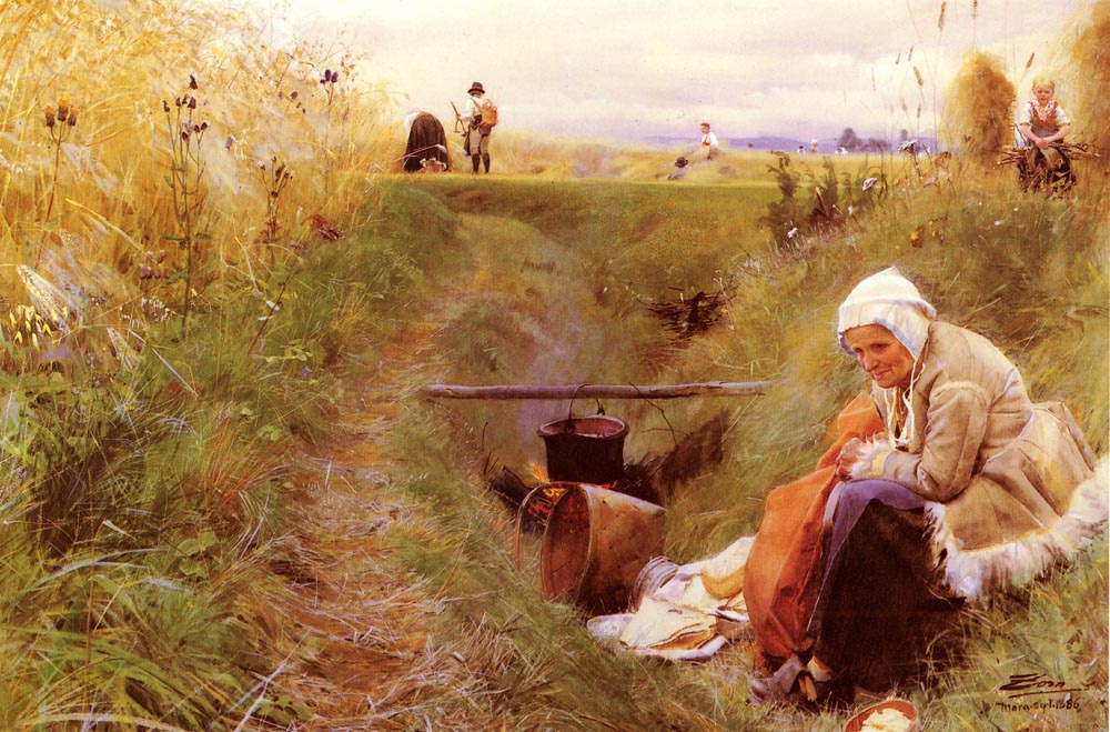 Anders Zorn. Our daily bread