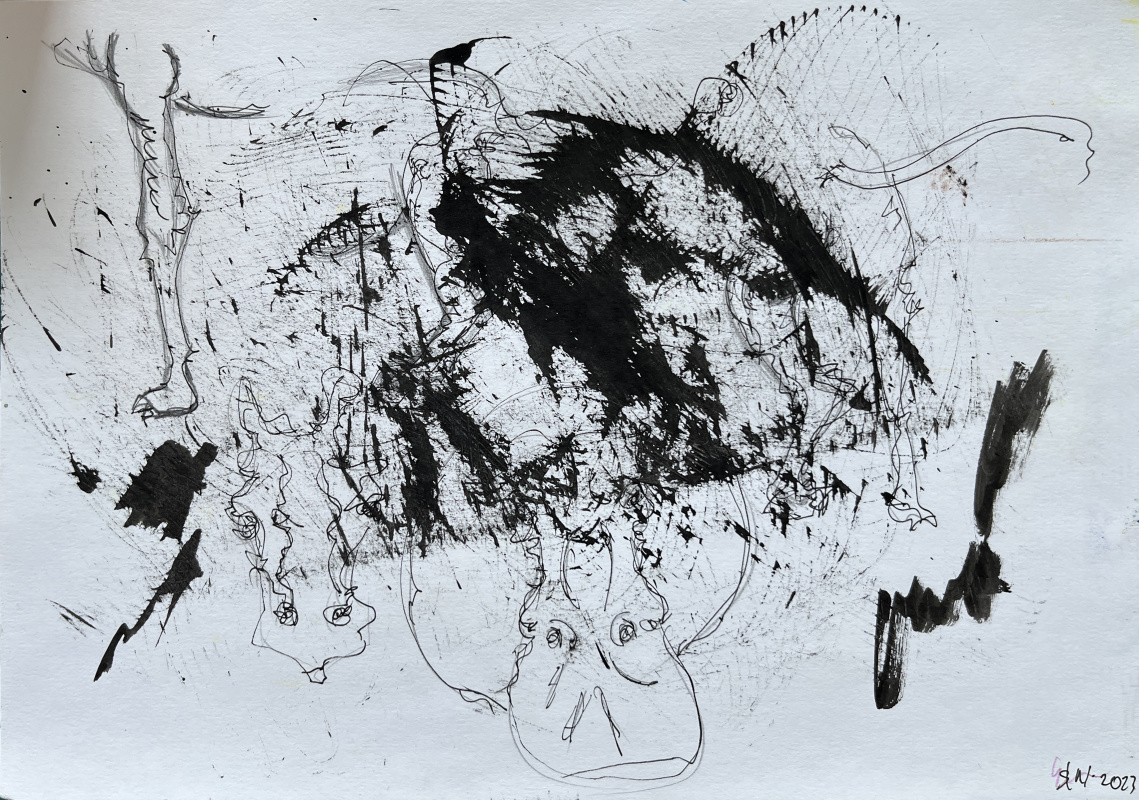 Leni Smoragdova. J$@D / Mother’s Milk - {$M} Drawing