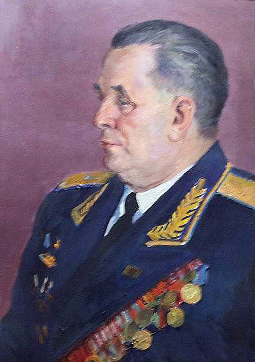 Vasily Fadeevich Demin. Portrait of General Shpagin