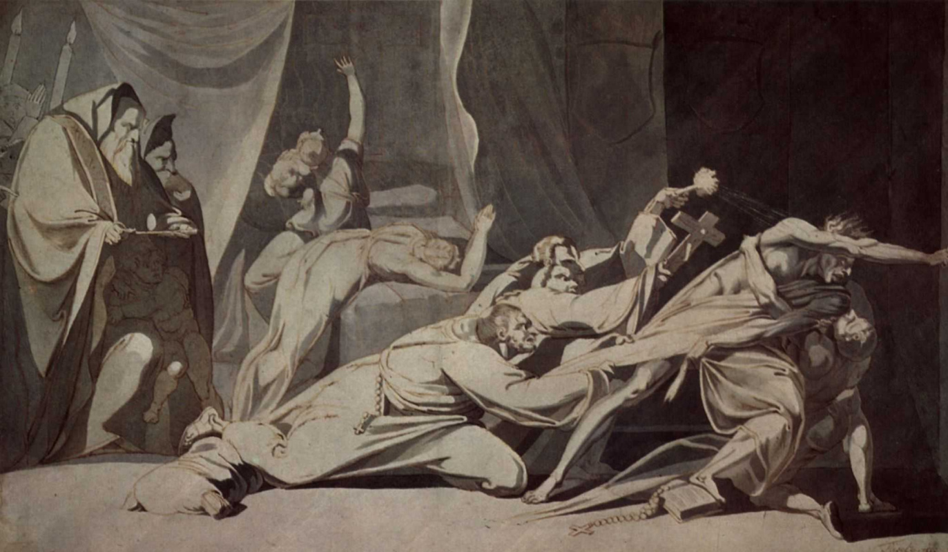 • Иоганн Генрих Фюсли. Леди Макбет. 1784 Г. Лувр, Париж