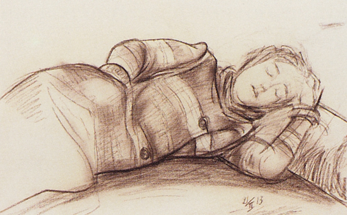 Kuzma Sergeevich Petrov-Vodkin. Sleeping woman