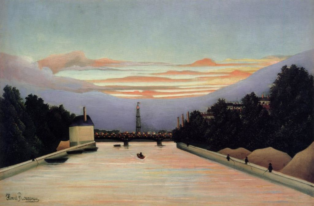 Henri Rousseau. Eiffel tower