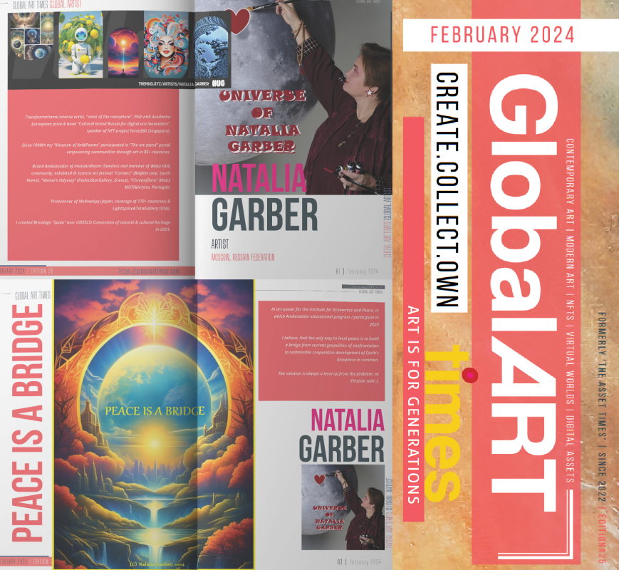 Natalia Garber. My AI art is featured in the GlobalArtTimes mag