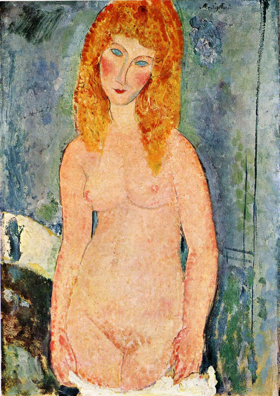 Amedeo Modigliani. Standing Nude