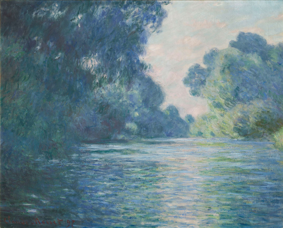 Claude Monet. Morning on the Seine at Giverny
