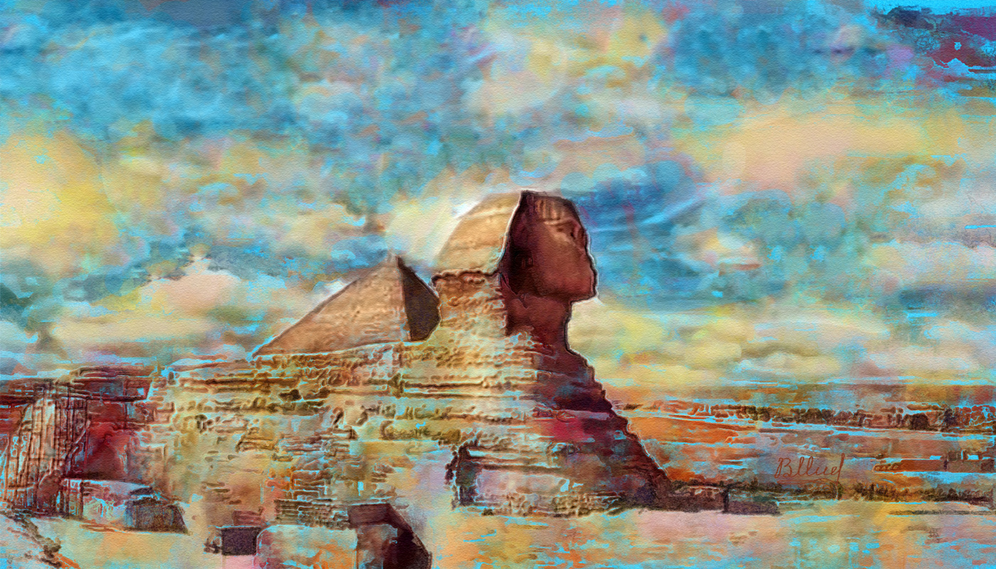 Vasiliy Mishchenko. The sphinx guarding the peace of the pharaohs
