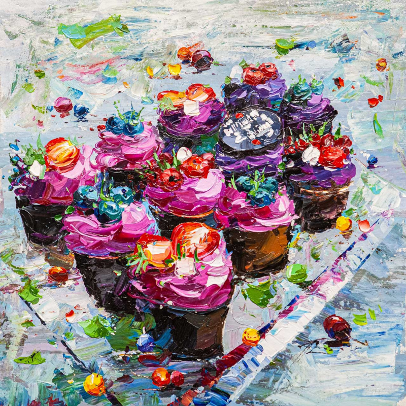 Jose Rodriguez. Berry cupcakes