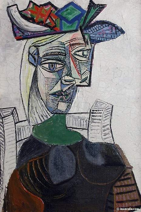 Woman In Hat Sitting In Chair 3 1939 By Pablo Picasso History Analysis And Facts Arthive