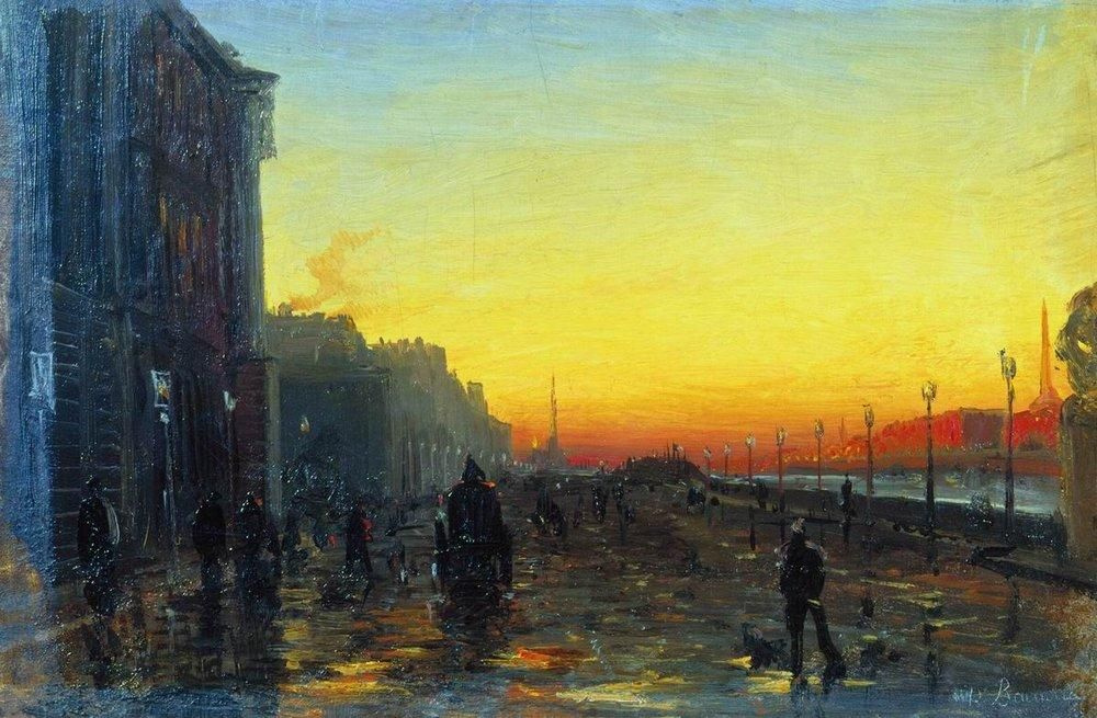 Fedor Vasilyev. Dawn in St. Petersburg