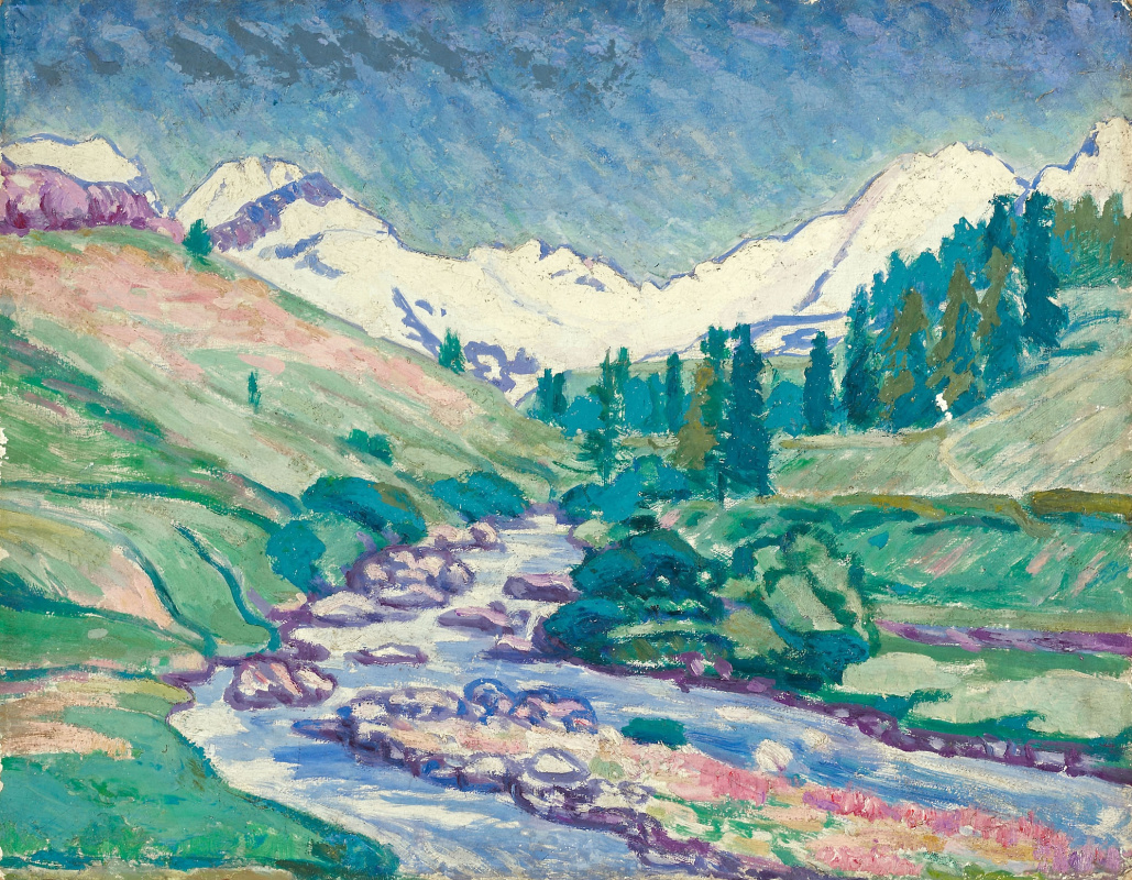 Giovanni Giacometti. Early summer in the Upper Engadine