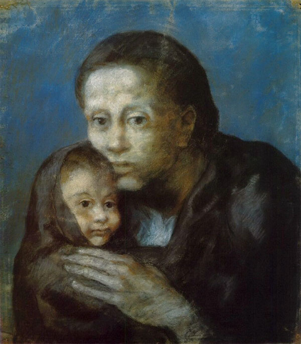 Pablo Picasso. Mother and child