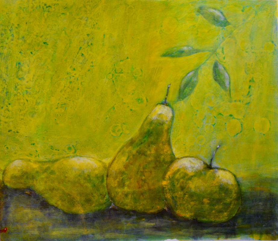 Tatyana Berlizova. Green pears.