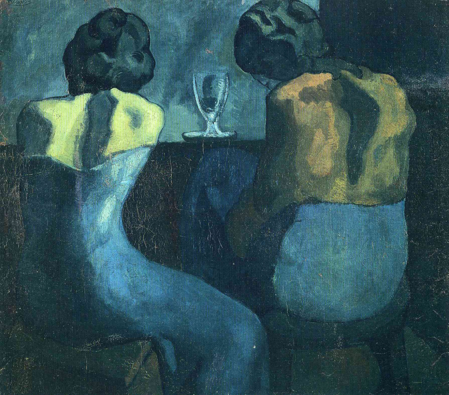 Пабло Пикассо. Две женщины, сидящие в баре