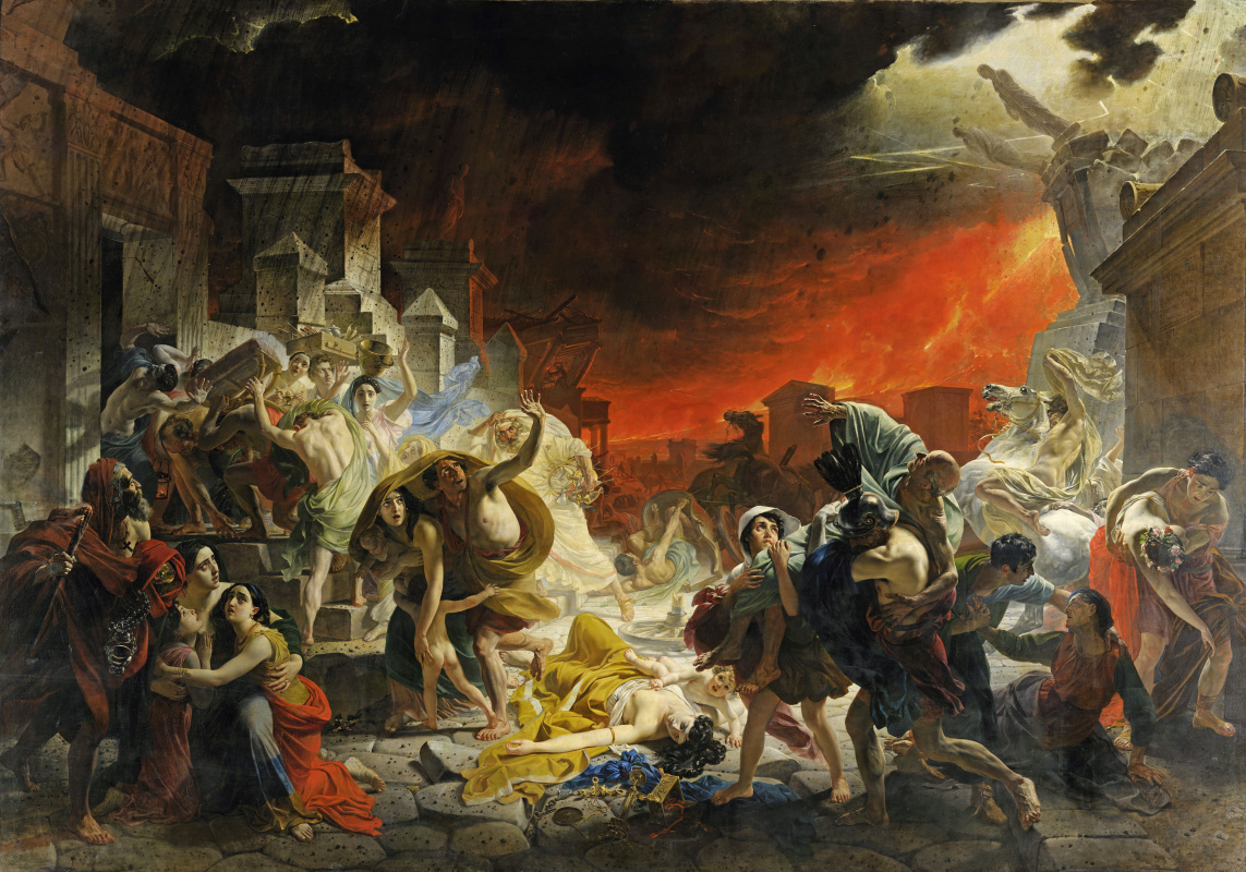 Karl Bryullov. The last day of Pompeii