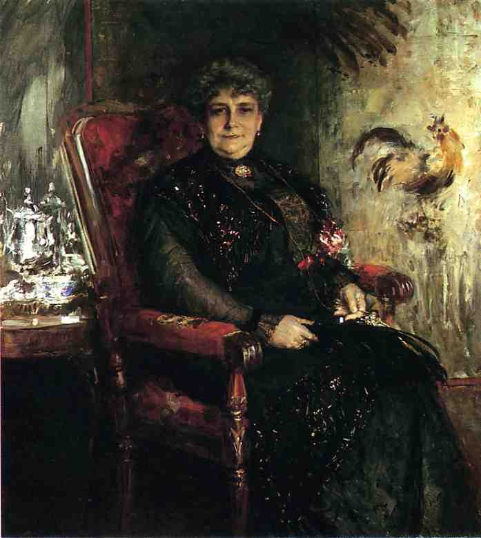 William Merritt Chase. Portrait of Madame Bancel
