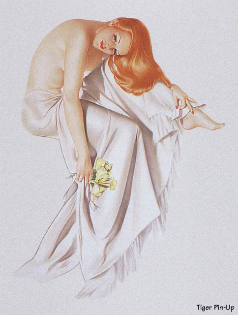 Alberto Vargas. Tiger pinup 008
