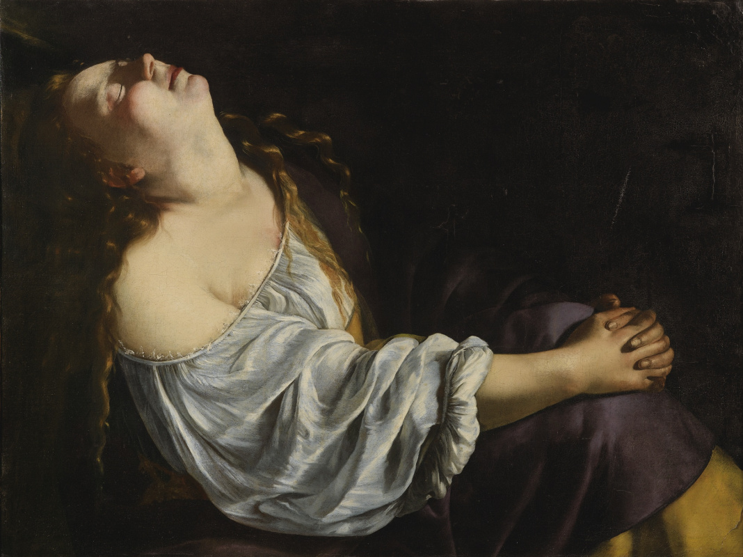 Artemisia Gentileschi. Marie Madeleine in Ecstasy