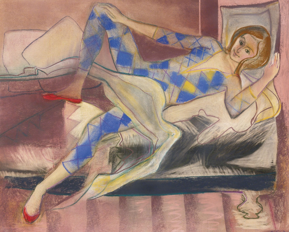 Francoise Gilo. Germain in the image of harlequin