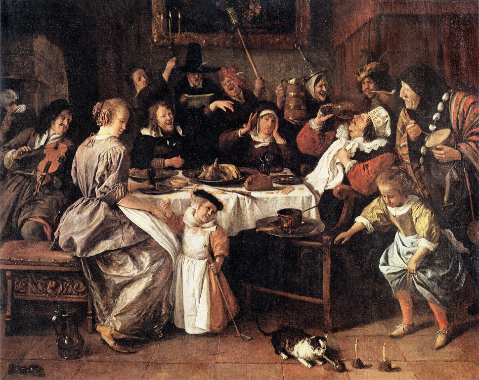 Jan Steen. Twelfth night