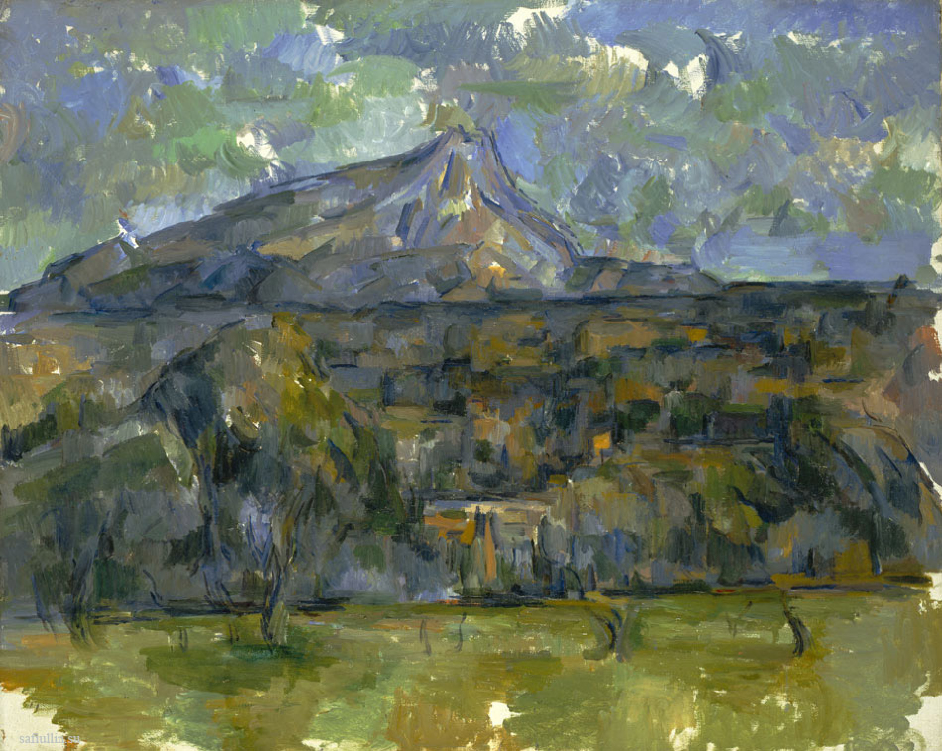 Paul Cezanne Gora Sainte Victoire Paul Cezanne Góra Sainte Victoire - Margaret Wiegel
