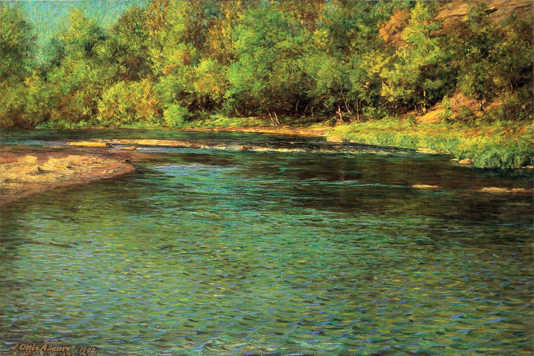 John Ottis Adams. Small river