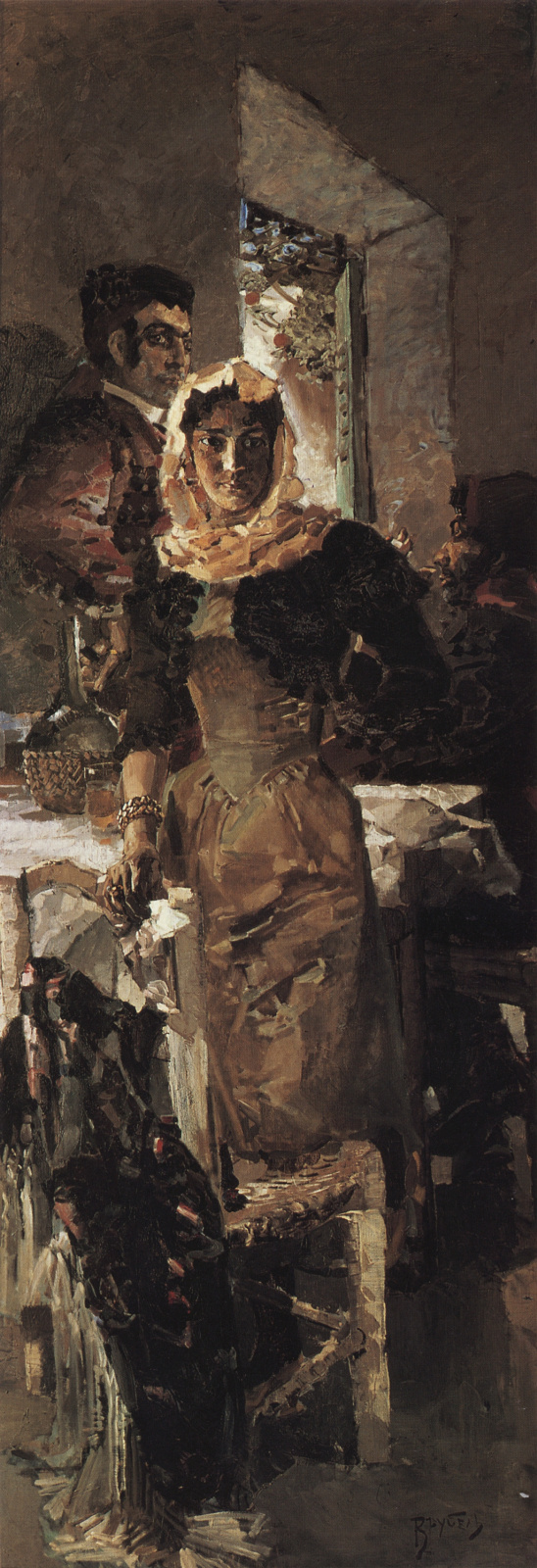 John Singer Sargent Viejo hombre en turbante blanco, 1891, 51×59 cm:  Descripción de la obra