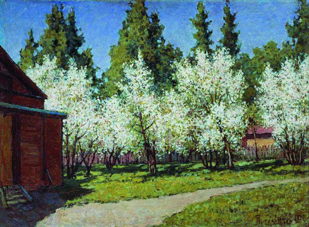Petr Ivanovich Petrovichev. Blooming garden