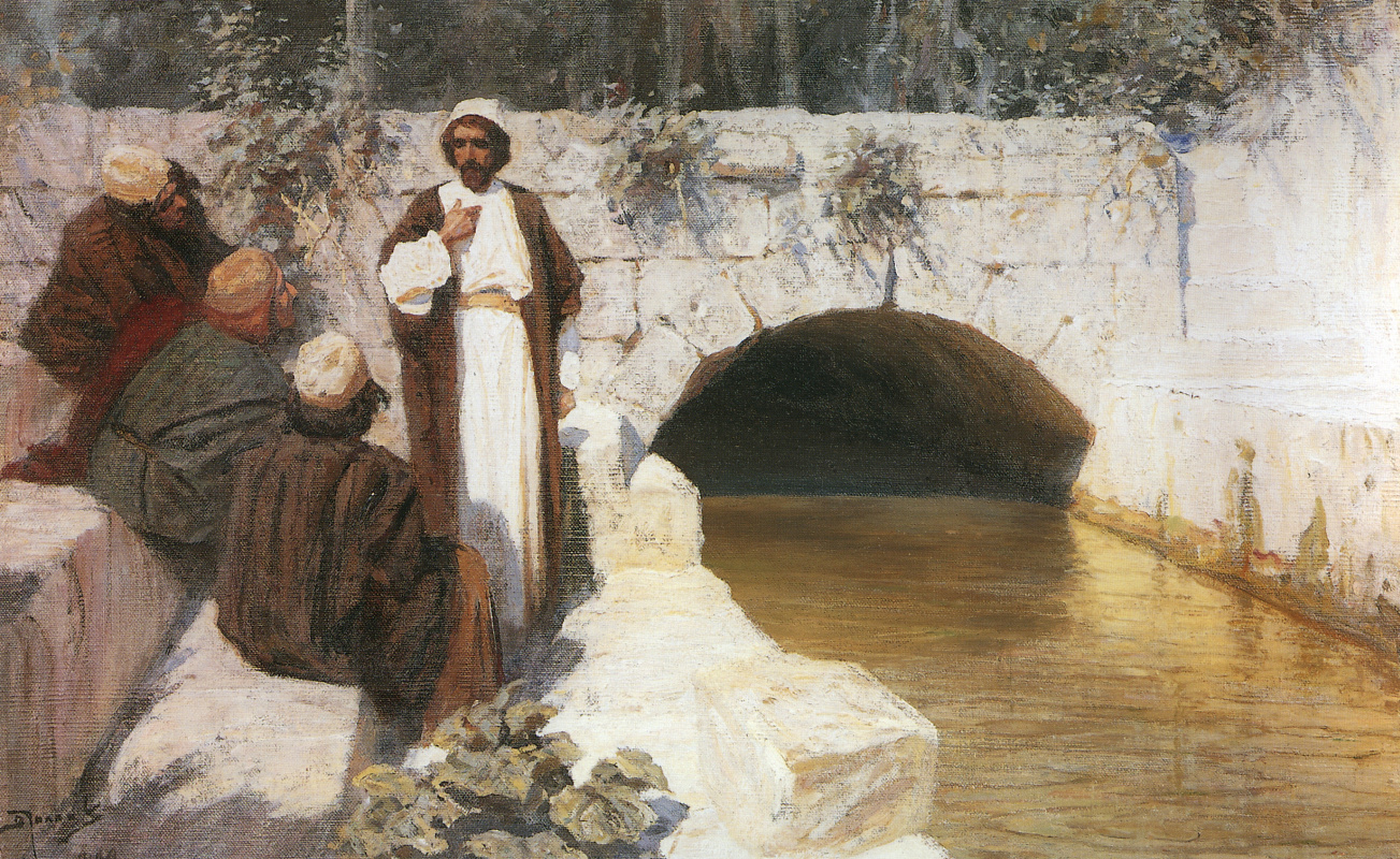 Vasily Polenov. For whom I revere people. Painting from the series "From the life of Christ"