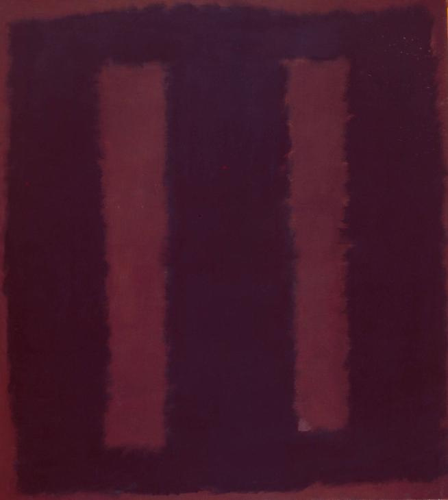 Rothko Mark Black on Burgundy, 1958, 207×229 cm: Description of the ...