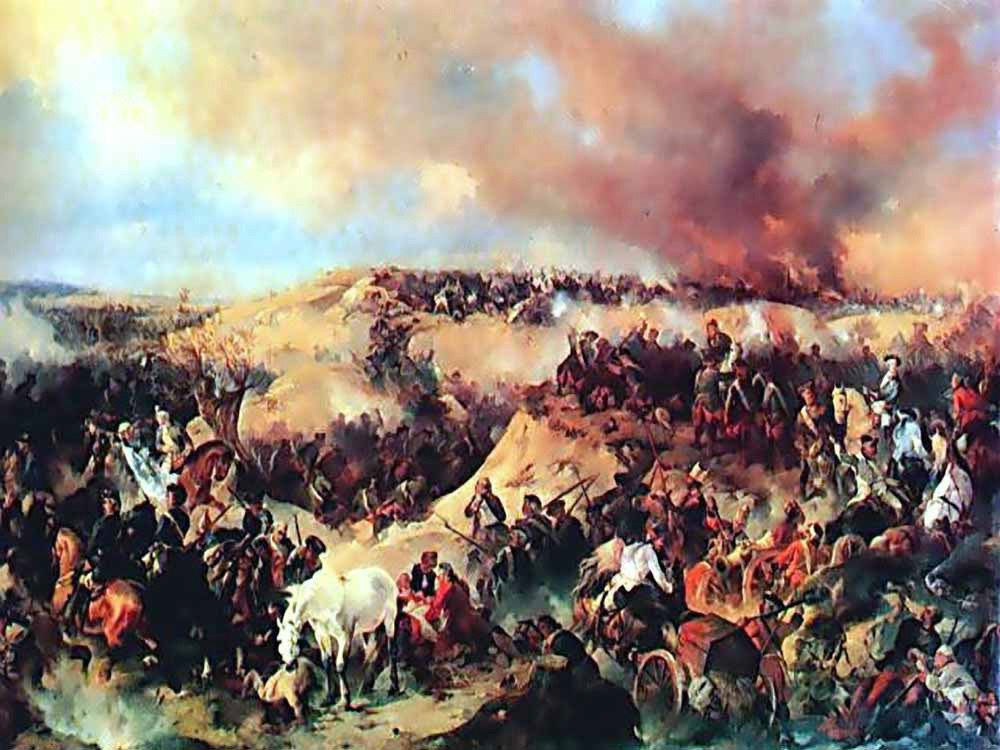Alexander Evstafievich Kotzebue. Battle of Kunersdorf