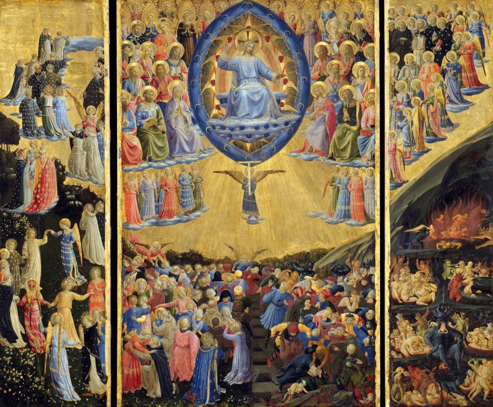 The Last Judgment (triptych), 1435, 210×105 Cm By Fra Beato Angelico ...