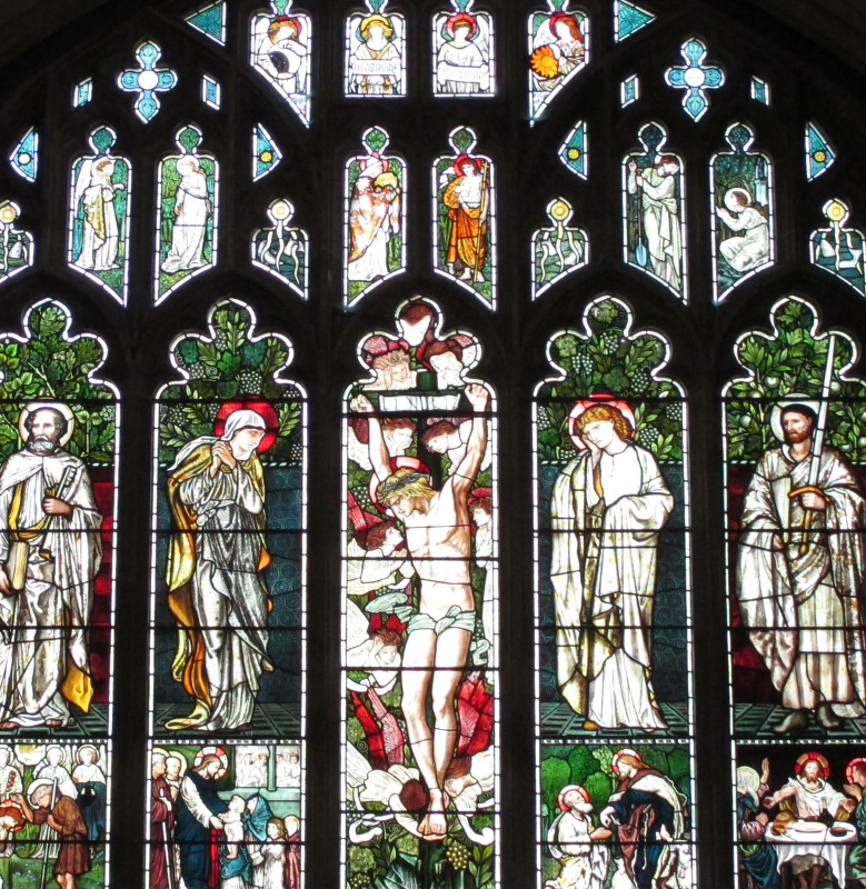 East window of the Church of Jesus, Trutbeck, Cambria (co-authorship with Edward Burne-Jones and Ford Madox Brown)