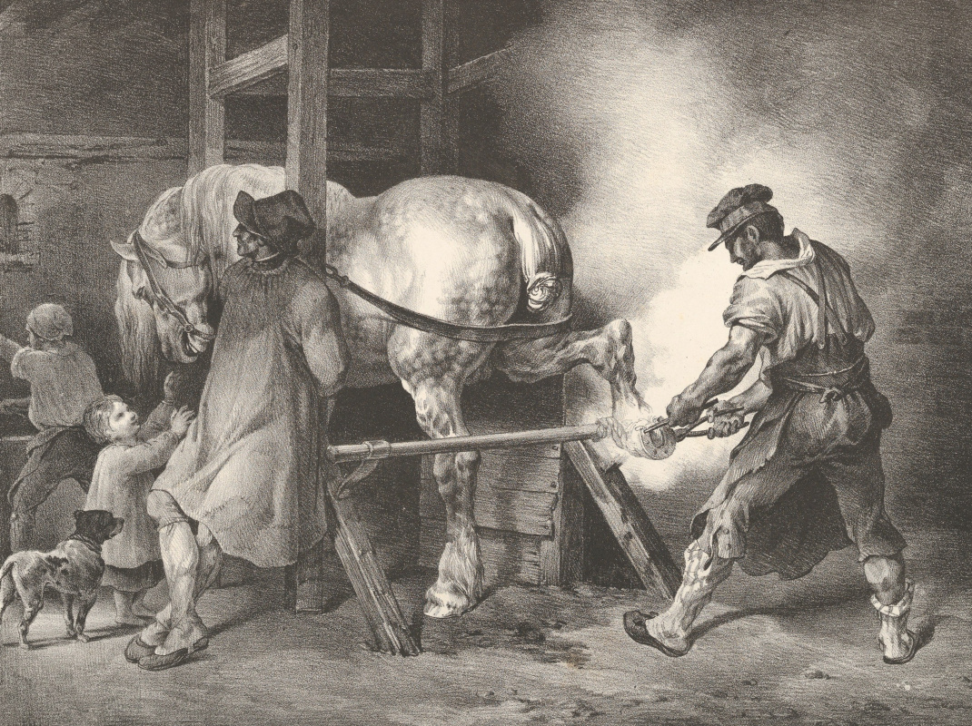 Théodore Géricault. Flemish blacksmith